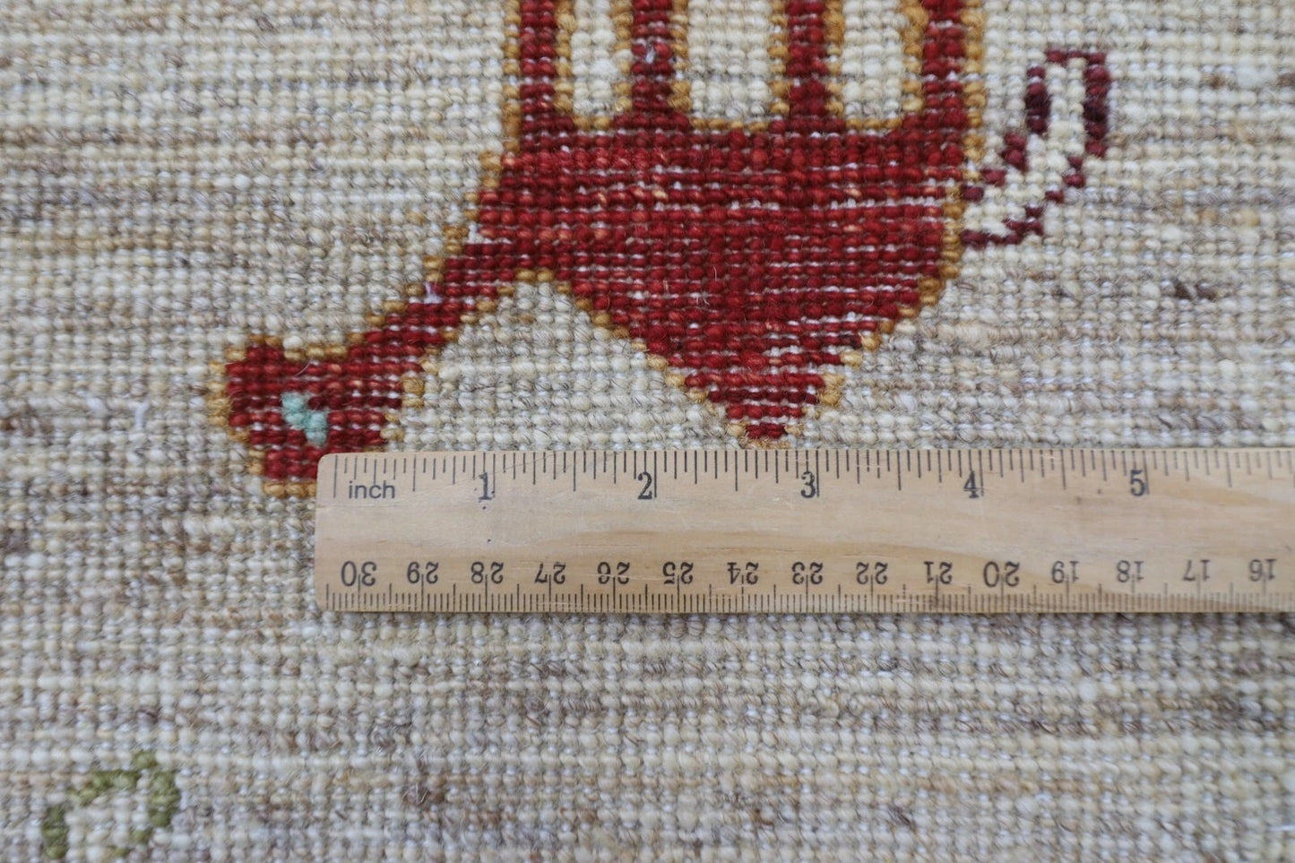 166 x 247 cm | Landscape Afghan Tribal Hand Knotted Veg Dye Wool Carpet