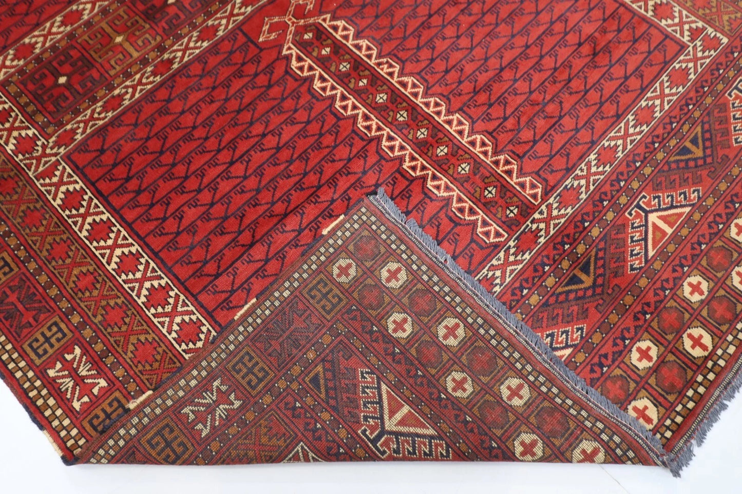 204 x 294 cm | Maranoce Afghan Tribal Hand Knotted Carpet