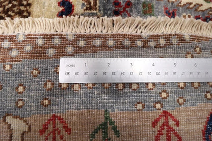 242 x 300 cm | Landscape Afghan Tribal Hand Knotted Carpet