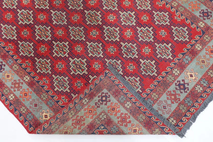 149 x 202 cm | Sumak Tribal Hand Knotted Veg Dye Wool Kilim