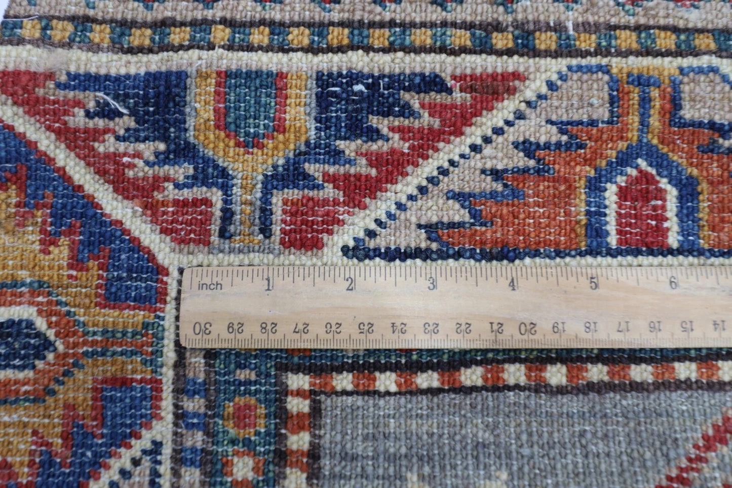 76 x 230 cm | Kazak Afghan Tribal Hand Knotted Wool Runner
