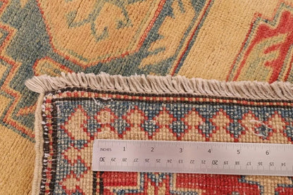155 x 295 cm | Over Size Kazak Afghan Tribal Hand Knotted Veg Dye Wool Carpet