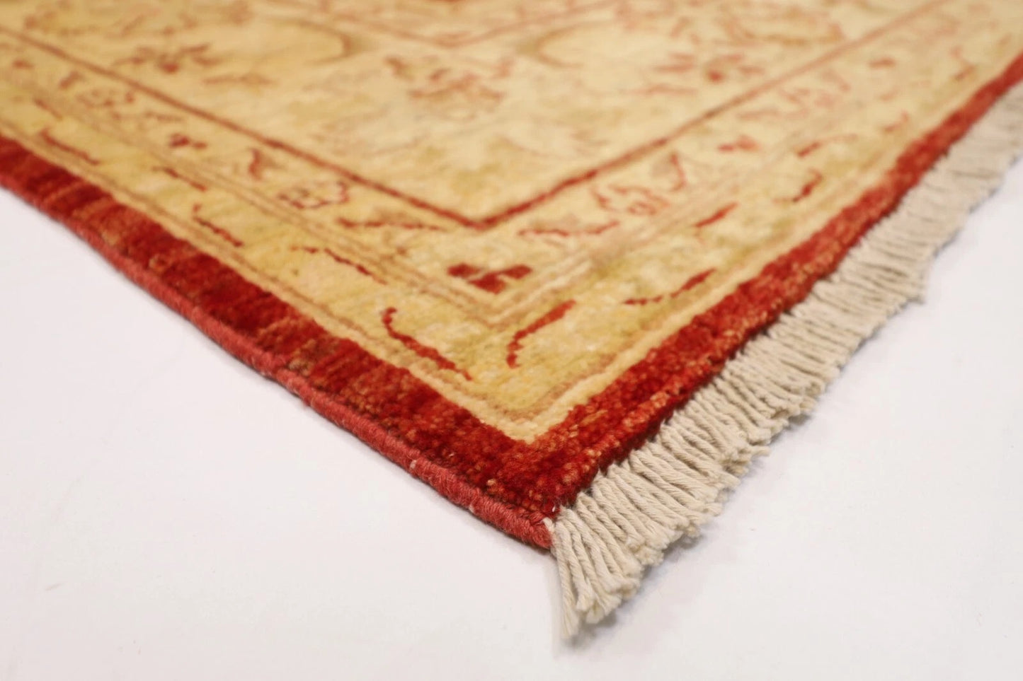 172 x 255 cm | Chobi Afghan Tribal Hand Knotted Veg Dye Wool Carpet
