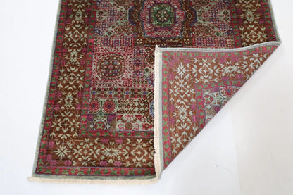 129 x 183 cm | Mamluk Afghan Tribal Hand Knotted Veg Dye Wool carpet