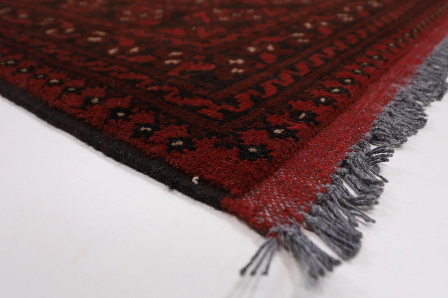 200 x 293 cm | Akja Bokhara Afghan Tribal Hand Knotted Carpet