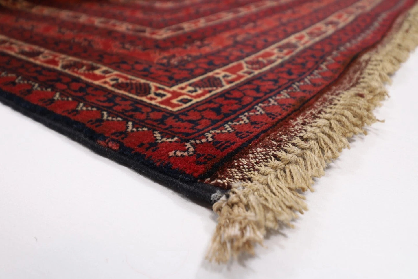 204 x 292 cm | Bokhara Afghan Tribal Hand Knotted Carpet