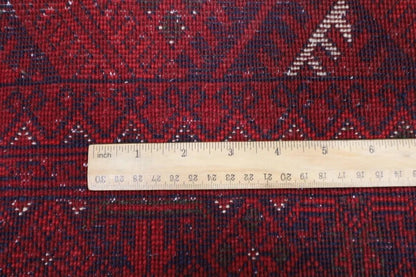 199 x 298 cm | Bokhara Afghan Tribal Hand Knotted Carpet