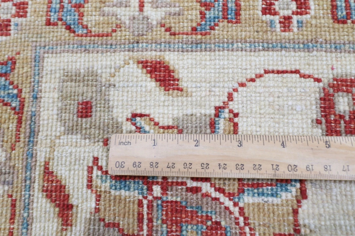 172 x 201 cm | Oriental Afghan Tribal Hand Knotted Veg Dye Wool Carpet