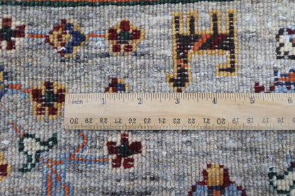 153 x 202 cm | Tree of Life Afghan Tribal Hand Knotted Veg Dye Wool Carpet