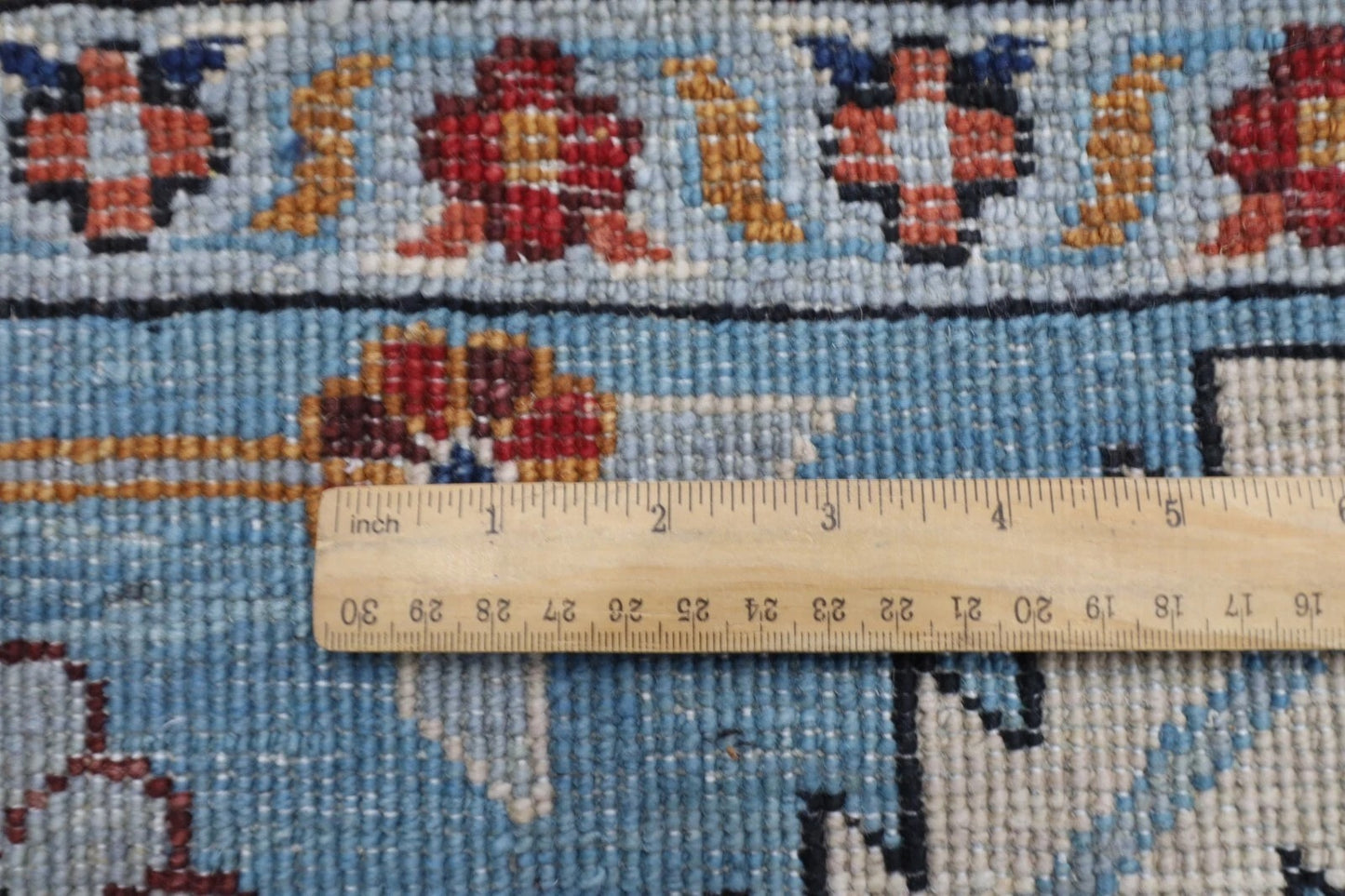 297 x 425 cm | Aryana Navy Afghan Hand Knotted Carpet