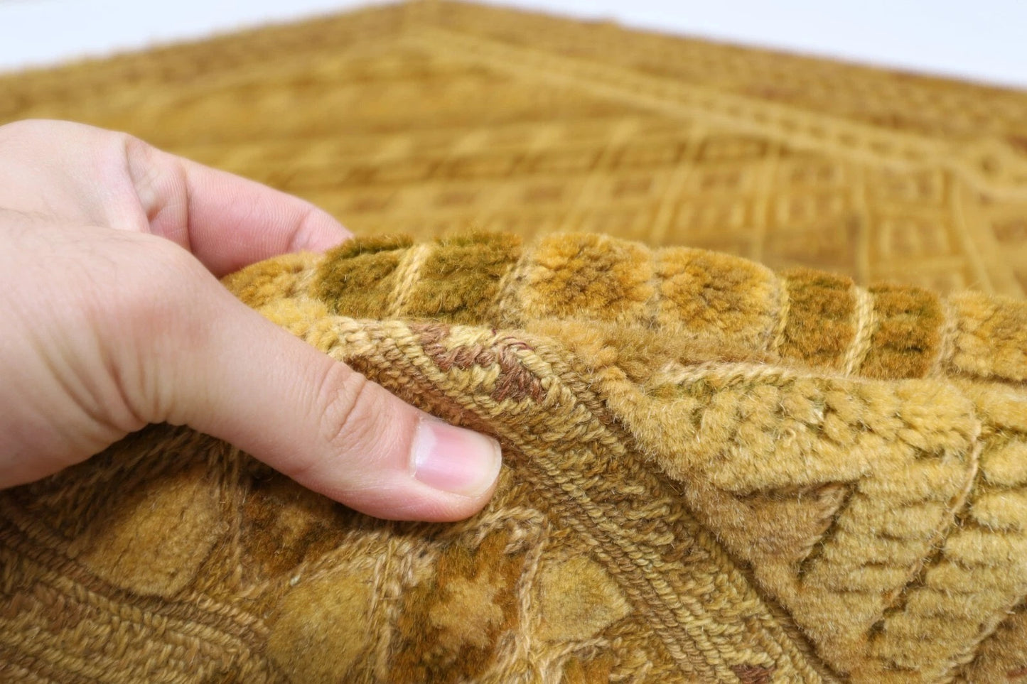 202 x 278 cm | Flat Weaved Carpet Kilim Afghan Tribal Hand Knotted Carpet