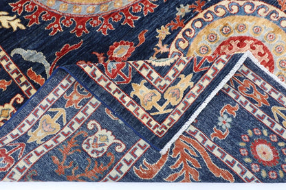 205 x 297 cm | Suzani Afghan Tribal Hand Knotted Carpet