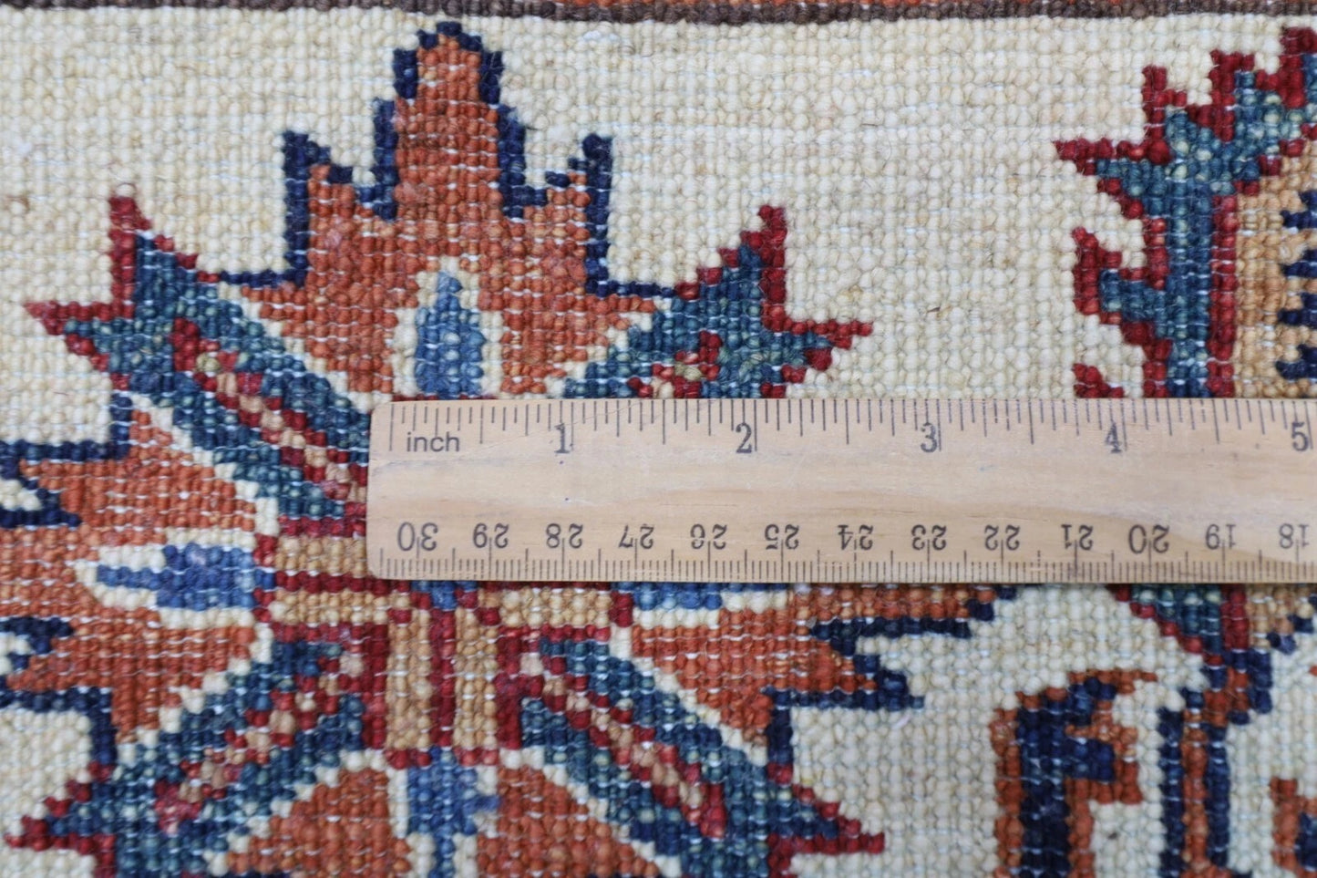 176 x 276 cm |  Kazak Gold Afghan Tribal Hand Knotted Veg Dye Wool carpet