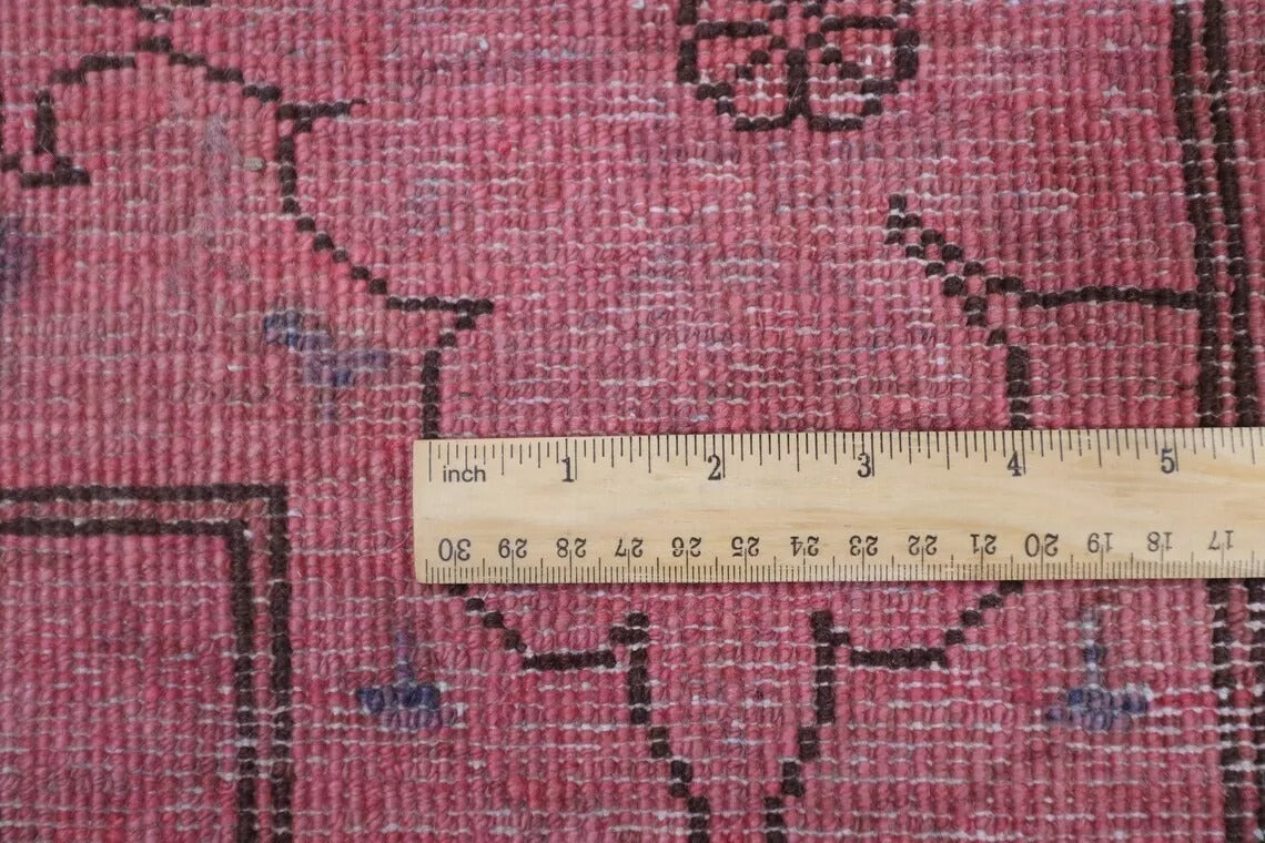 235 x 285 cm | Over Dyed Afghan Tribal Hand Knotted Carpet