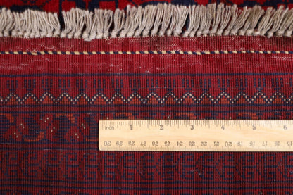 200 x 296 cm | Belgic Afghan Tribal Hand Knotted Carpet