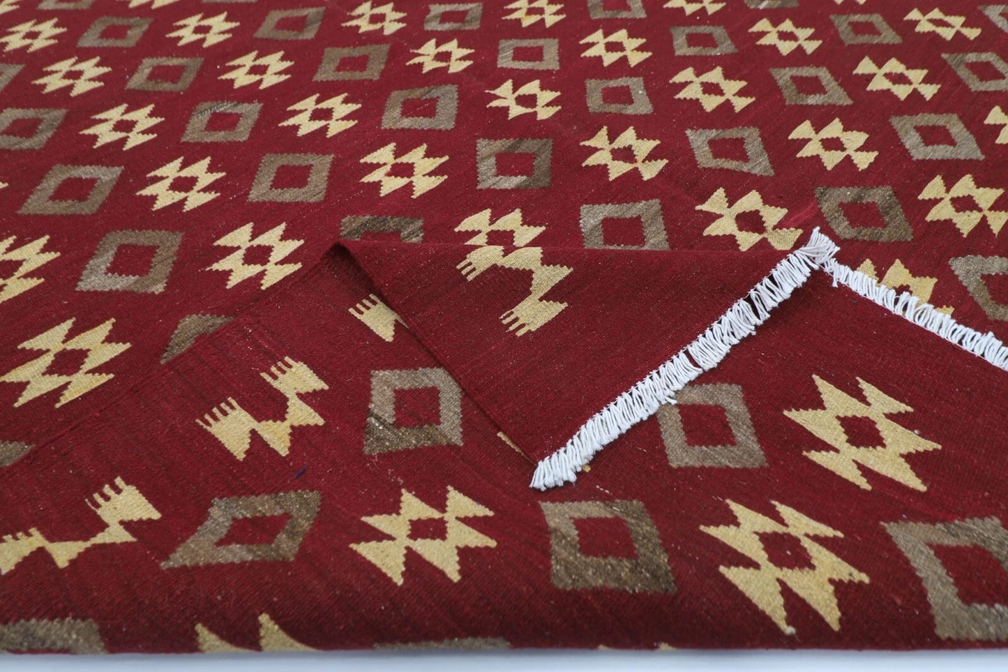 196 x 300 cm | Flat Weaved Afghan Tribal Hand Knotted Kilim