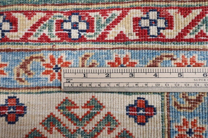276 x 413 cm | Kazak Afghan Tribal Hand Knotted Carpet