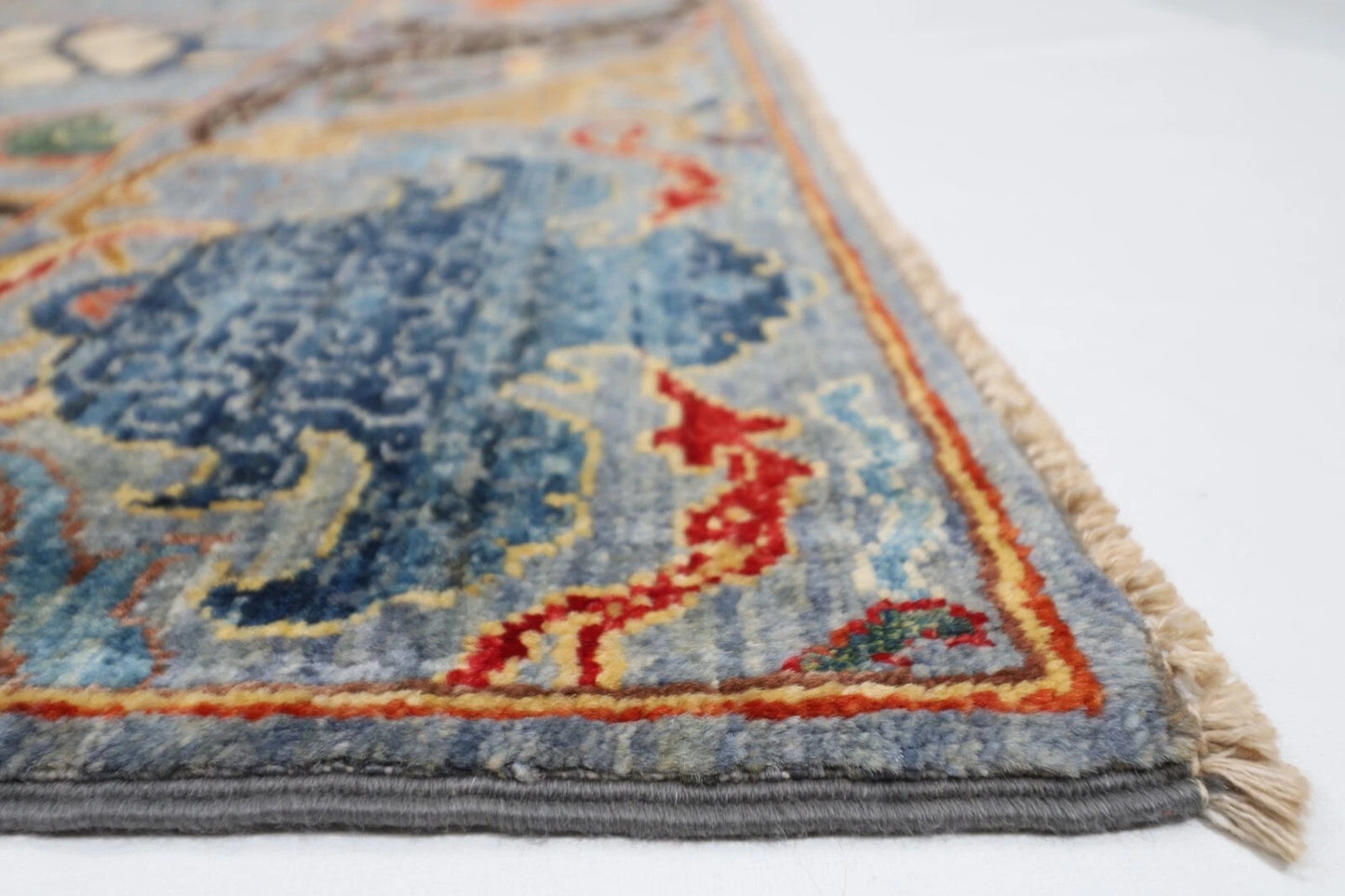 186 x 274 cm | Bidjar Gray Afghan Tribal Hand Knotted Veg Dye Wool carpet