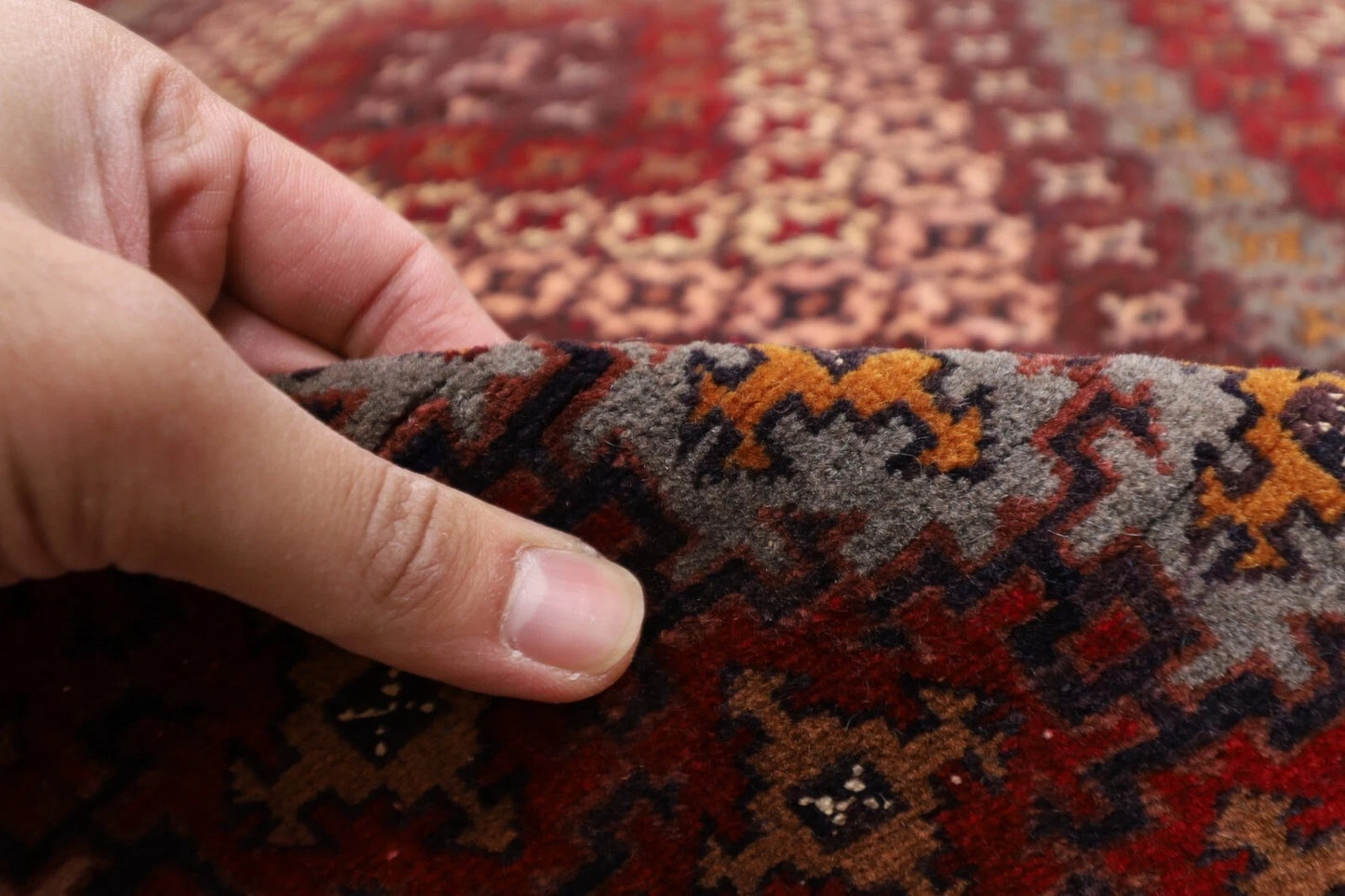 196 x 294 cm | Kabuli Silk Afghan Tribal Hand Knotted Carpet