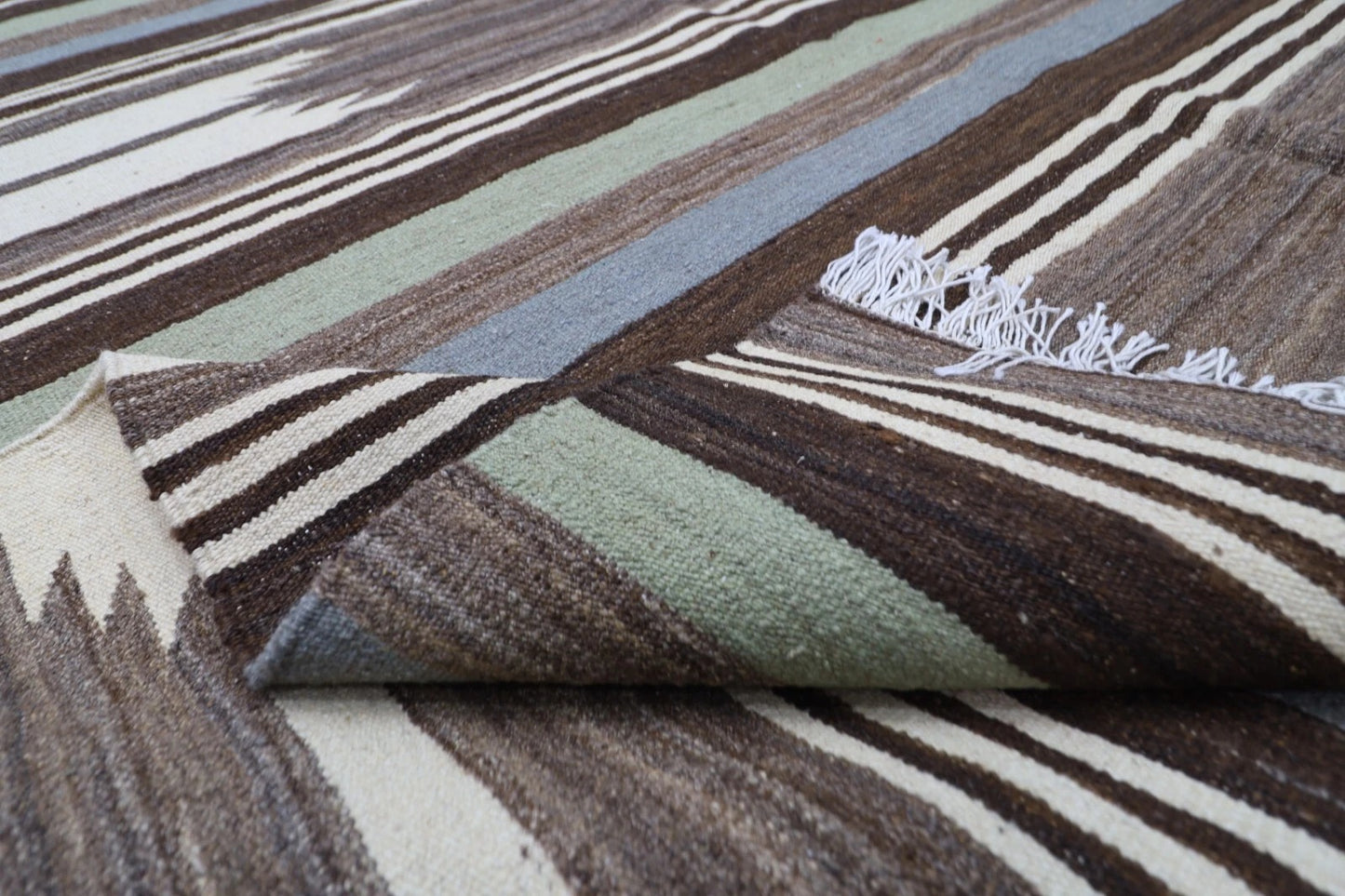 204 x 290 cm | Flat Weaved Afghan Tribal Hand Knotted Kilim