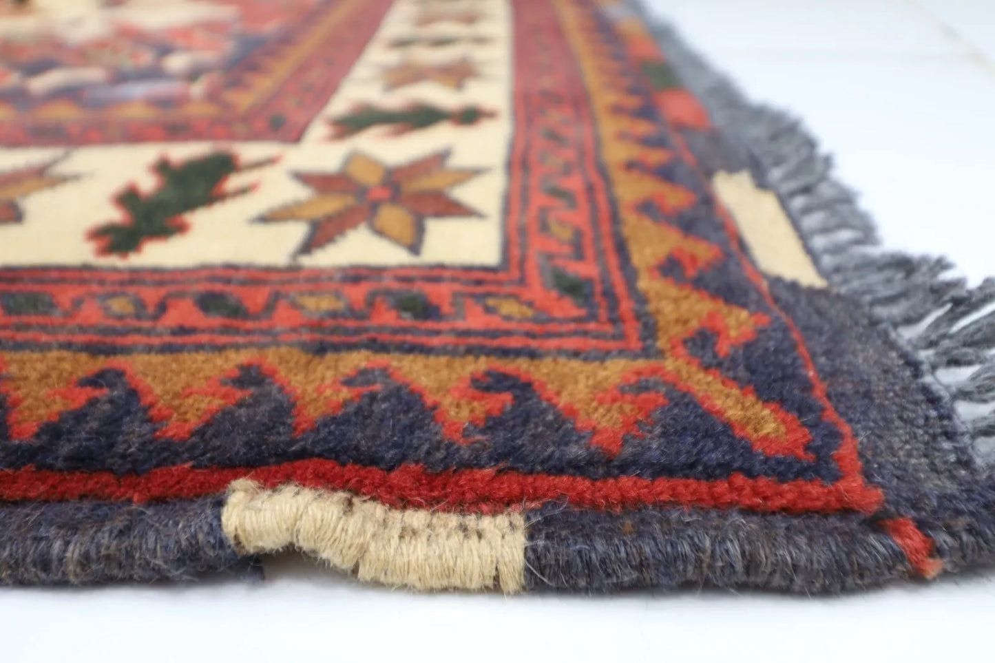 176 x 256 cm | Maranoce Afghan Tribal Hand Knotted Veg Dye Wool Carpet
