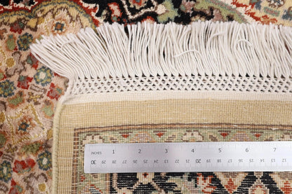 121 x 189 cm | Heriz Tribal Hand Knotted Veg Dye Wool carpet