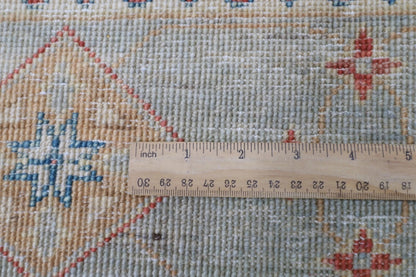 172 x 248 cm | Oriental Afghan Tribal Hand Knotted Veg Dye Wool Carpet