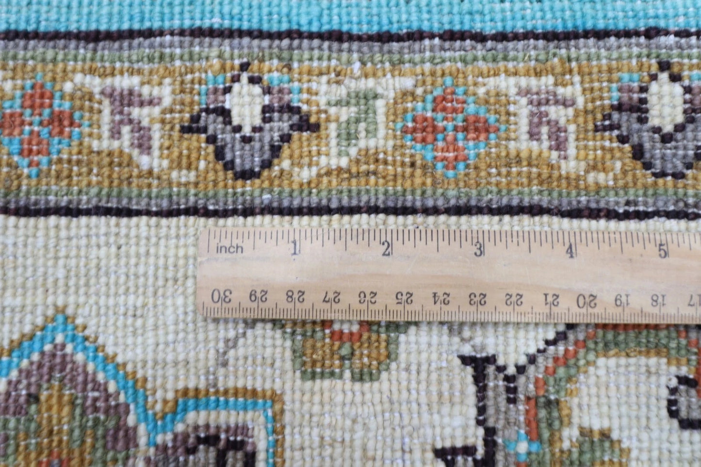 205 x 297 cm | Bidjar Turquoise Afghan Tribal Hand Knotted Carpet