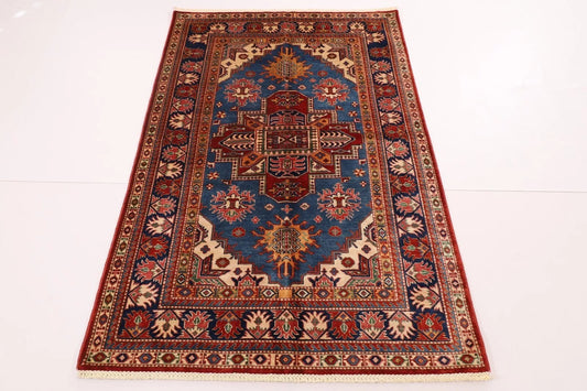 126 x 182 cm | Shirvan Afghan Tribal Hand Knotted Veg Dye Wool carpet