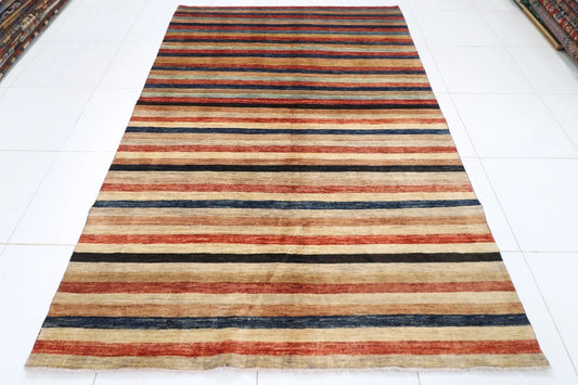 198 x 296 cm | Gabbeh Afghan Tribal Hand Knotted Carpet