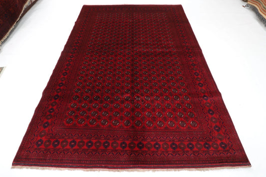 200 x 291 cm | Fine Mori Bokhara Afghan Tribal Hand Knotted Carpet