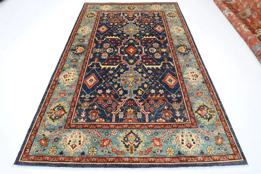 203 x 298 cm | Bidjar Afghan Tribal Hand Knotted Carpet