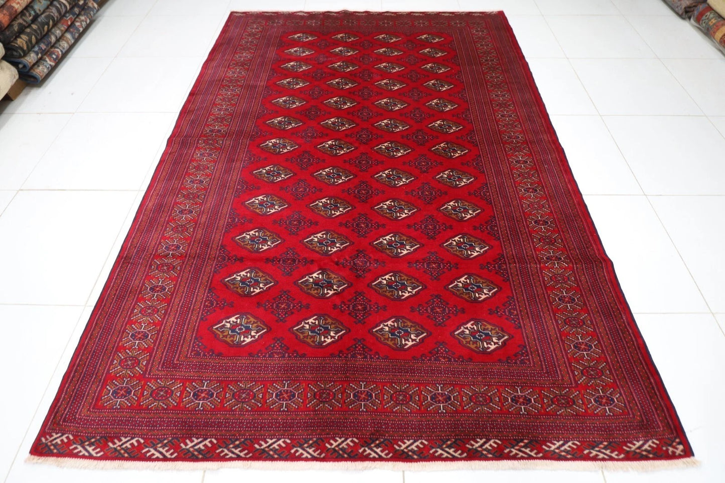 208 x 296 cm | Bokhara Tribal Hand Knotted Carpet