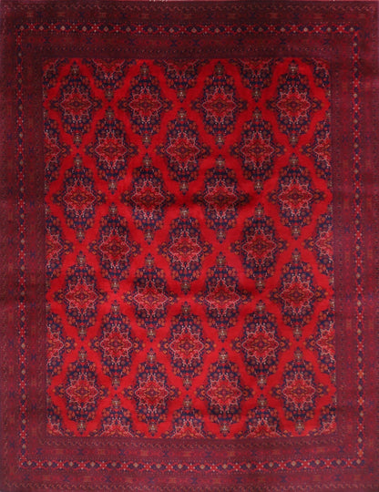 295 x 377 cm | Fine Belgic Afghan Tribal Hand Knotted Carpet