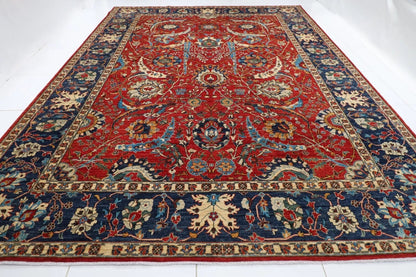 306 x 412 cm | Sickle Leaf Afghan Hand Knotted Carpet