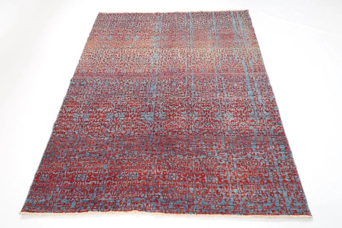 160 x 202 cm | Mamluk Afghan Tribal Hand Knotted Veg Dye Wool Carpet