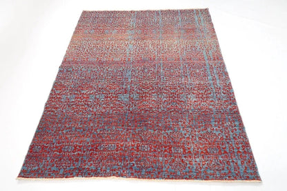 160 x 202 cm | Mamluk Afghan Tribal Hand Knotted Veg Dye Wool Carpet