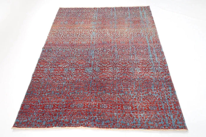 160 x 202 cm | Mamluk Afghan Tribal Hand Knotted Veg Dye Wool Carpet