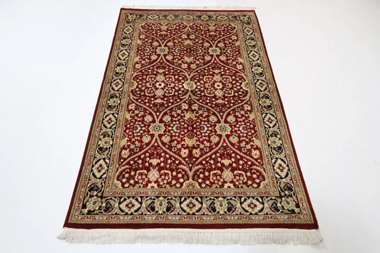 124 x 194 cm | Tribal Hand Knotted Veg Dye Wool carpet