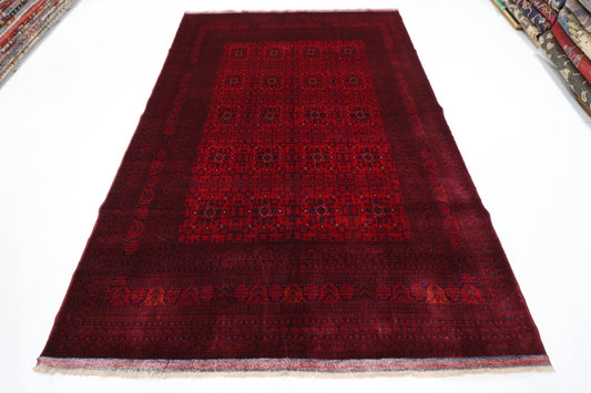 200 x 290 cm | Belgic Afghan Tribal Hand Knotted Carpet