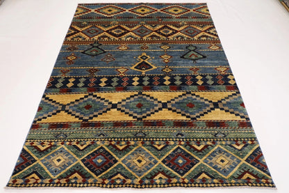 187 x 268 cm |  Gabbeh  Afghan Tribal Hand Knotted Veg Dye Wool carpet
