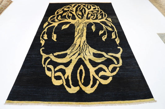 203 x 298 cm | Gabbeh Afghan Tribal Hand Knotted Carpet