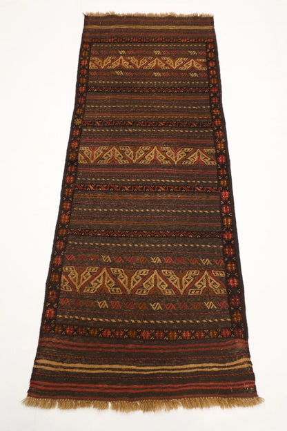 68 x 172 cm | Kilim Afghan Tribal Hand Knotted Wool Runner