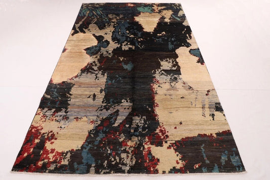 199 x 293 cm | Abstract Afghan Tribal Hand Knotted Carpet