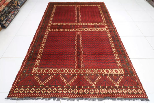 197 x 302 cm | Maranoce Afghan Tribal Hand Knotted Carpet