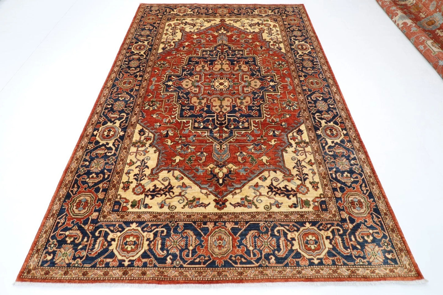 200 x 299 cm | Serapi Afghan Tribal Hand Knotted Carpet