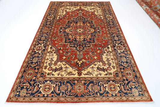 200 x 299 cm | Serapi Afghan Tribal Hand Knotted Carpet