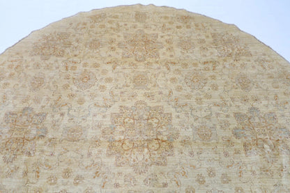 268 x 271 cm | Zeigler Afghan Tribal Hand Knotted Wool Round Carpet